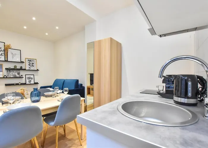 דירה Welcoming - 1br-4p -grands Boulevards